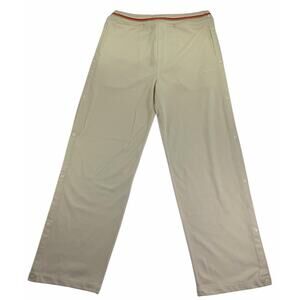 VTG y2k Sean John #19 Collection Sweatpants Men's Large Cream Orange Track Pants